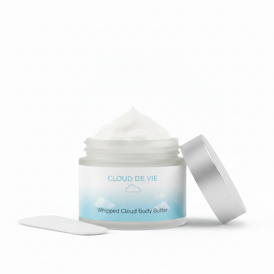 Cloud De Vie Whipped Cloud Body Butter – Ultra-Hydrating, Fluffy Whipped Texture for Silky Soft Skin